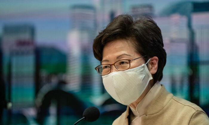 Hong Kong’s Lam Says She Has ‘Piles of Cash at Home’ as US Sanctions Leave Her With No Bank Account