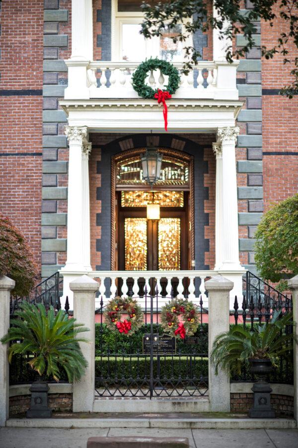 A festive façade. (Brennan Wesley/ExploreCharleston.com)