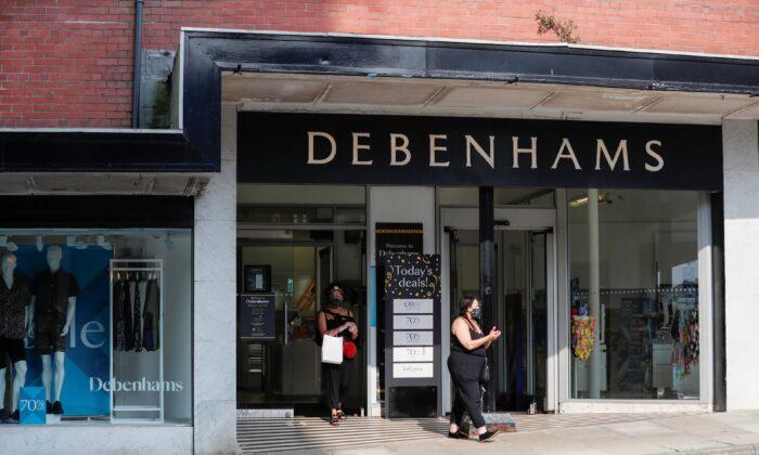 UK Department Store Debenhams to Be Liquidated, Putting 12,000 Jobs at Risk