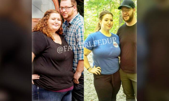 Overweight Couple Fed Up With Being Fat Embark on Weight Loss Journey, Lose 400lb Together