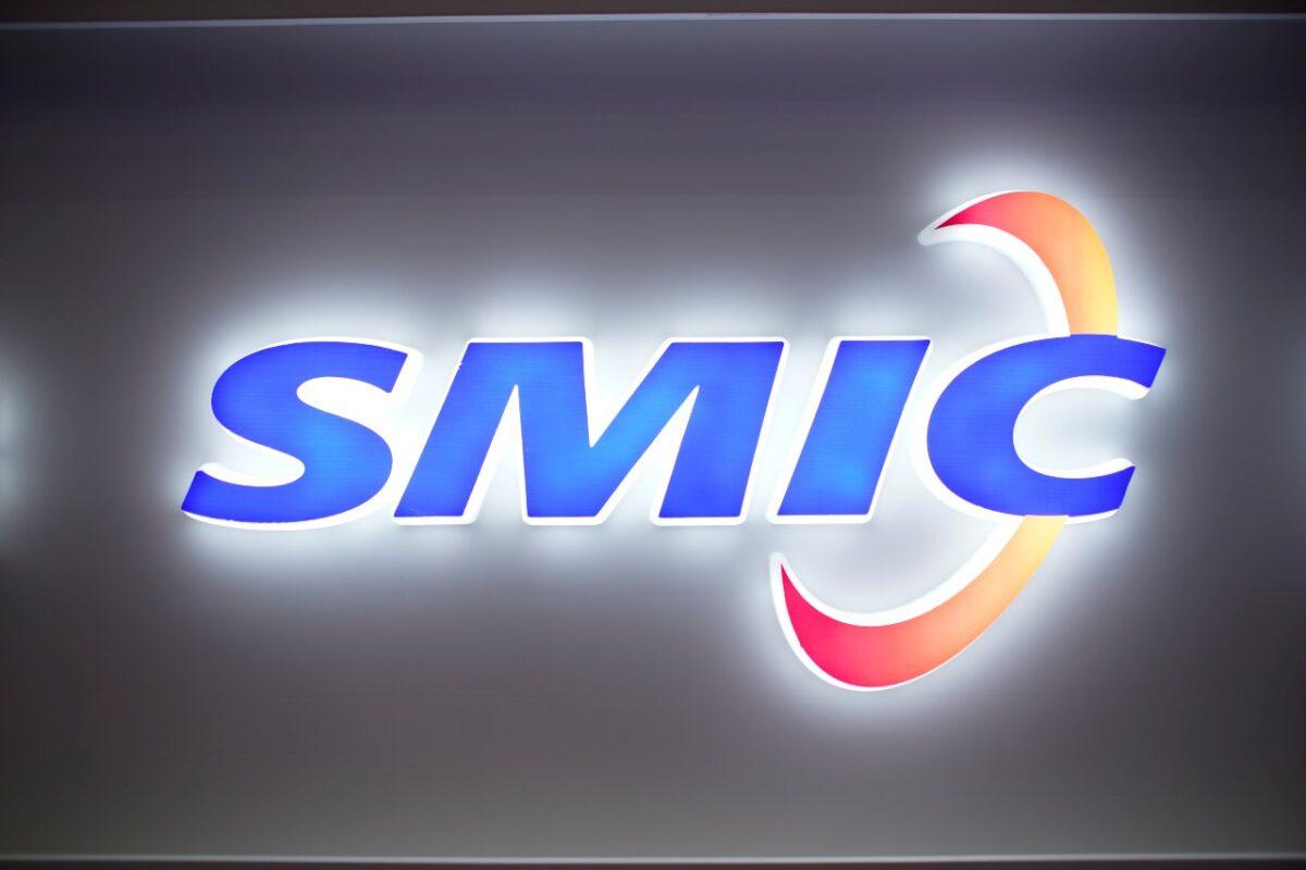A logo of Semiconductor Manufacturing International Corporation (SMIC) is seen at China International Semiconductor Expo. (Aly Song/Reuters)