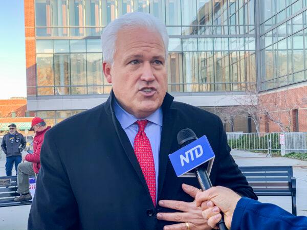 Matt Schlapp said it was very hard to gather the evidence in such a short time for the hearing in Carson City, Nev., on Dec. 3, 2020. (Nancy Han/NTD)