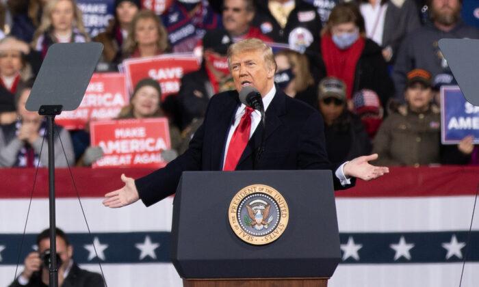 Trump at Georgia Rally: ‘You Can’t Ever Accept When They Steal, Rig, Rob’