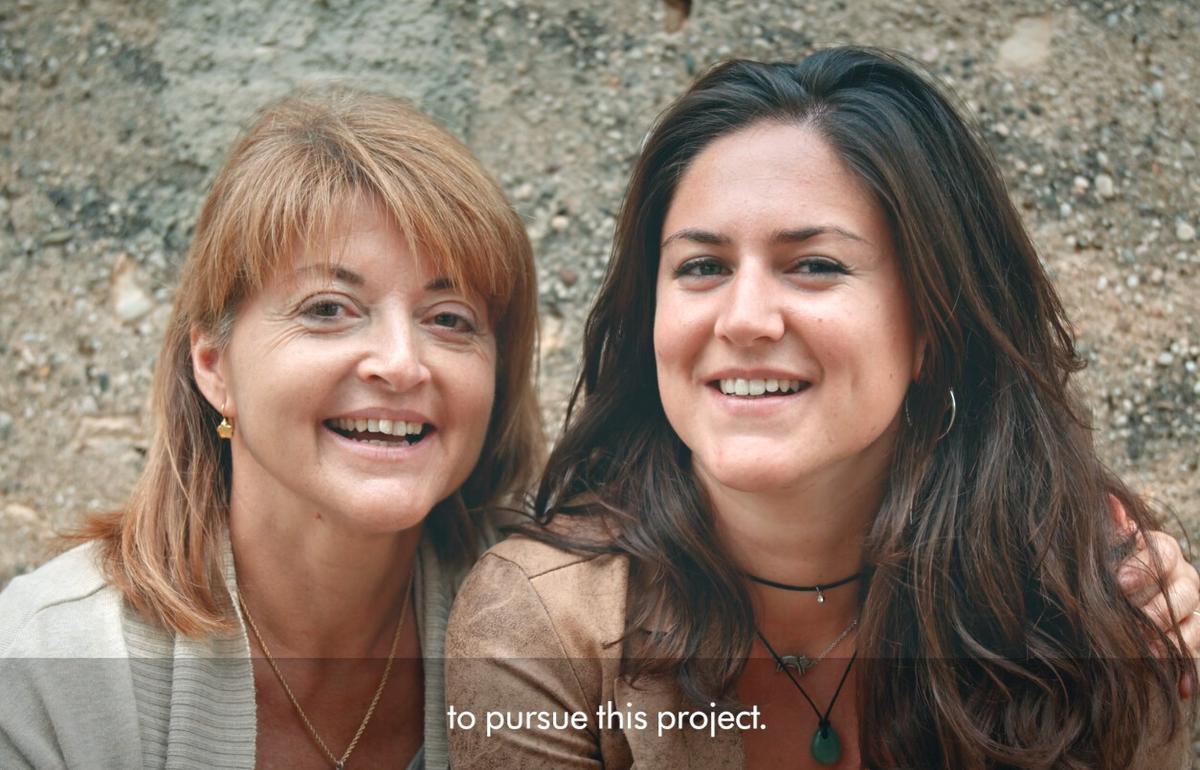Benet with her mother, who was diagnosed with breast cancer. Her mother's diagnosis inspired her to find an easy early screening solution for other women. (Courtesy of <a href="https://www.jamesdysonaward.org/en-US/">James Dyson Award</a>)