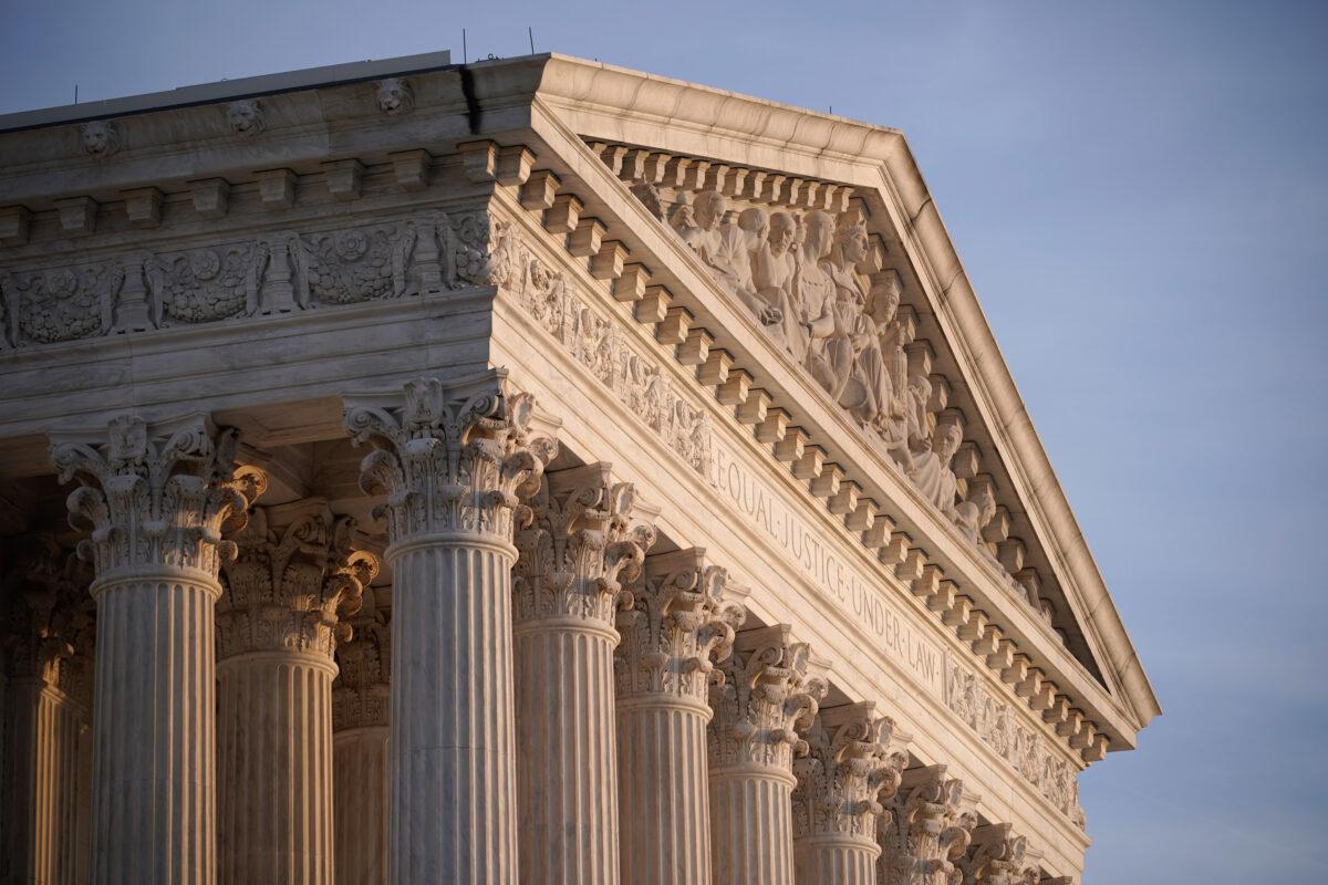 The Supreme Court is seen in Washington, on Nov. 5, 2020. (J. Scott Applewhite/AP Photo)