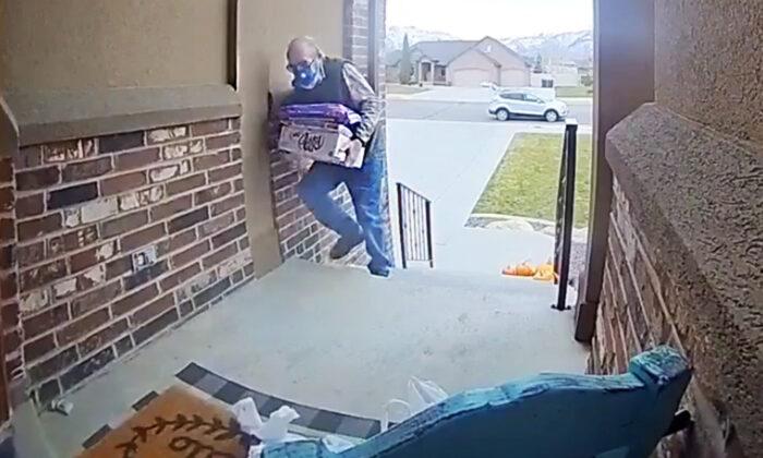 Doorbell Cam Video of Struggling Delivery Man Prompts Wave of Kindness on Social Media