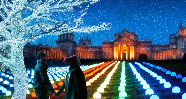Blenheim Palace's magical Christmas lights. (Blenheim Palace)