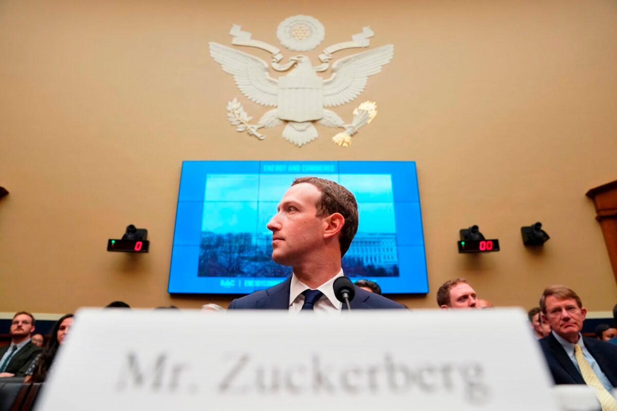 Facebook CEO Mark Zuckerberg testifies before a House Energy and Commerce hearing on Capitol Hill in Washington on April 11, 2018. (Andrew Harnik/ AP Photo)