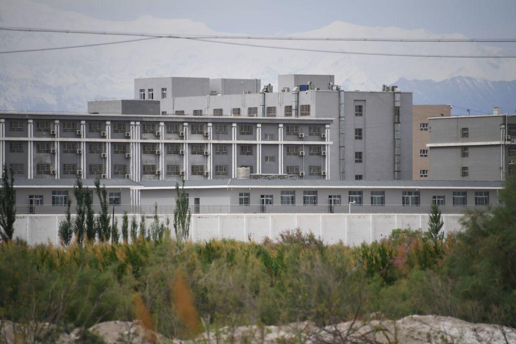 A facility believed to be a re-education camp where mostly Uyghurs are detained in far-western China's Xinjiang region on June 4, 2019. (Greg Baker/AFP via Getty Images)