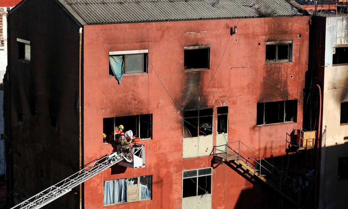 Blaze in Migrant Squat Near Barcelona Kills at Least Three, 23 Injured