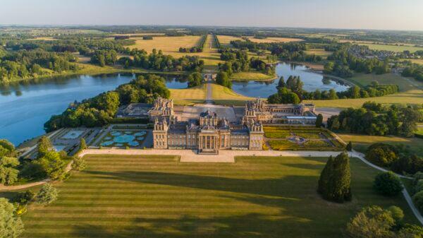 An aerial view of Blenheim Palace at Woodstock, in Oxfordshire, England. (Blenheim Palace)