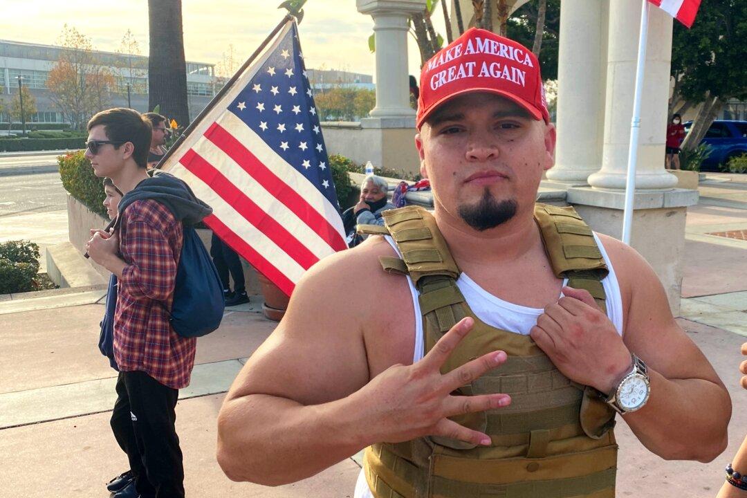 Latinos in Santa Ana Attend Trump Rally, Question Election Integrity