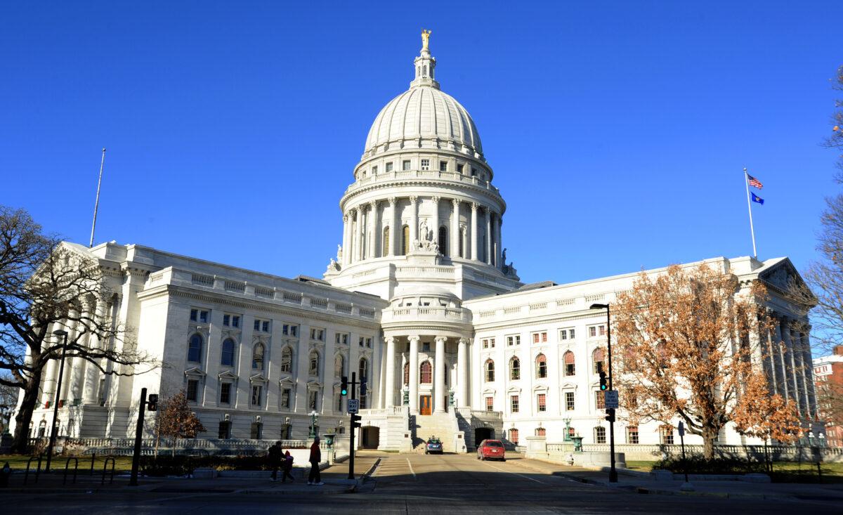 The Wisconsin State Capitol building in Madison, Wis., on Dec. 24, 2011. (Karen Bleier/AFP via Getty Images)