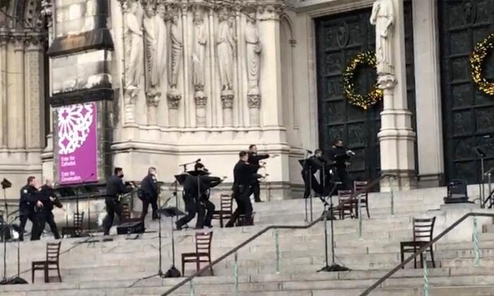 Gunman Opens Fire From NYC Cathedral Steps After Christmas Concert
