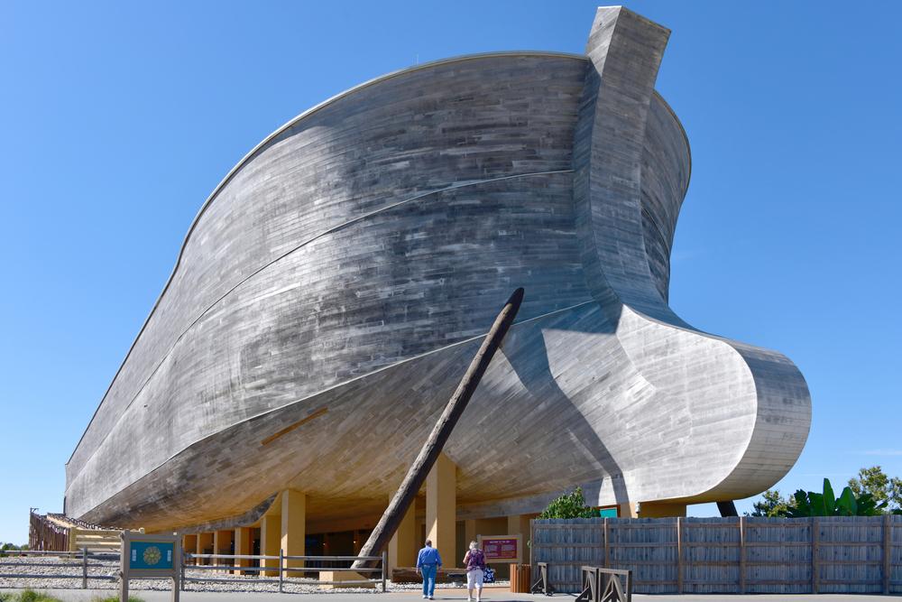 Ark Encounte is built according to the dimensions given in the Bible. This modern engineering marvel amazes visitors. (Roig61/Shutterstock)