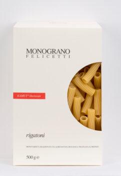 Monograno Felicetti's khorosan kamut rigatoni. (Courtesy of Monograno Felicetti)