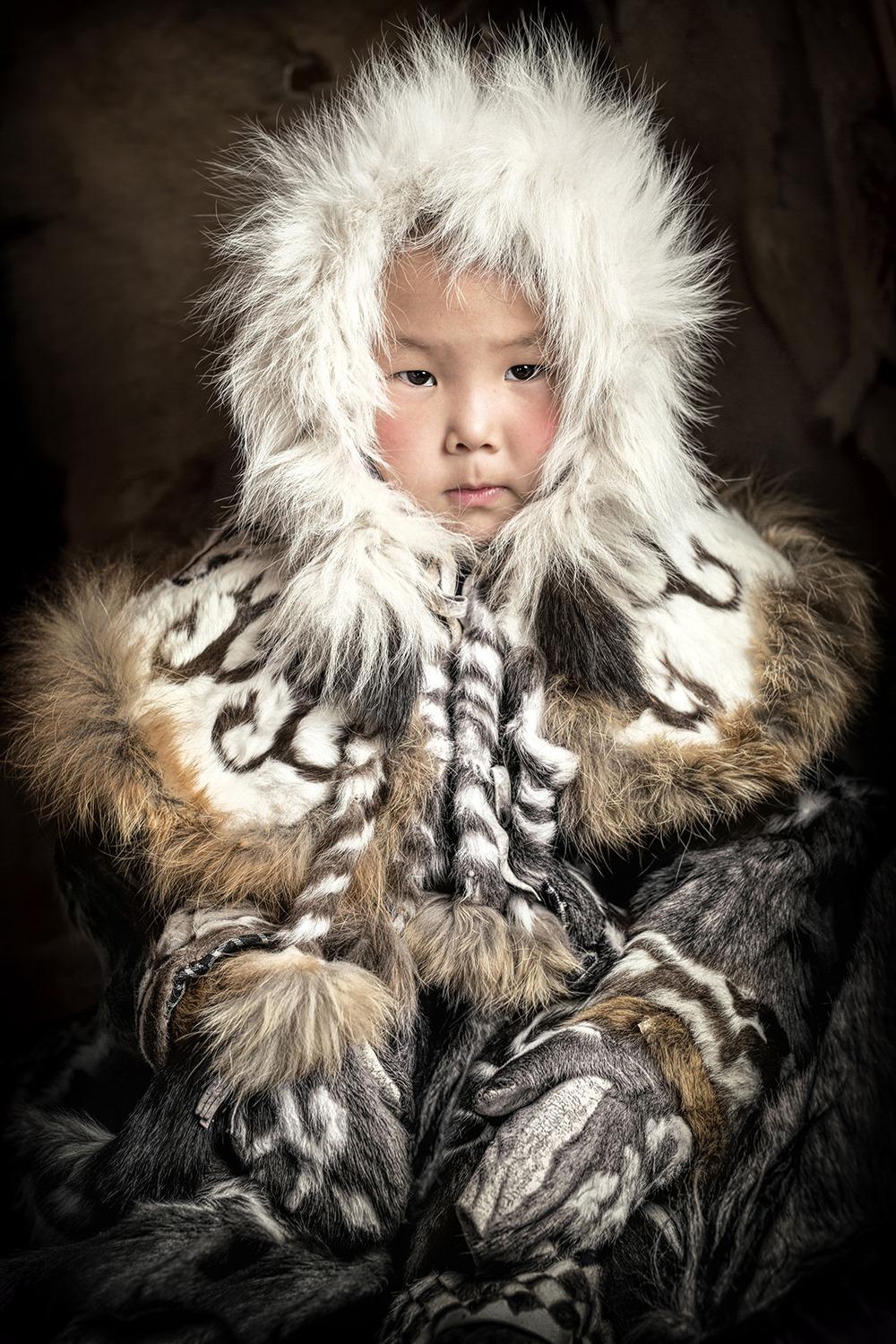 Portrait of an E'ven indigenous girl from Sakha (Yakutia) Republic (© <a href="https://www.facebook.com/xperimenter">Alexander Khimushin</a> / The World In Faces)
