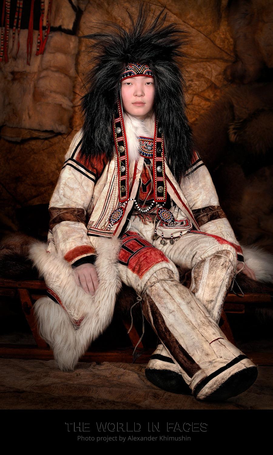 Violetta Chunanchar, one of the remaining 862 Nganasan indigenous people of the Arctic part of Northern Siberia (© <a href="https://www.facebook.com/xperimenter">Alexander Khimushin</a> / The World In Faces)
