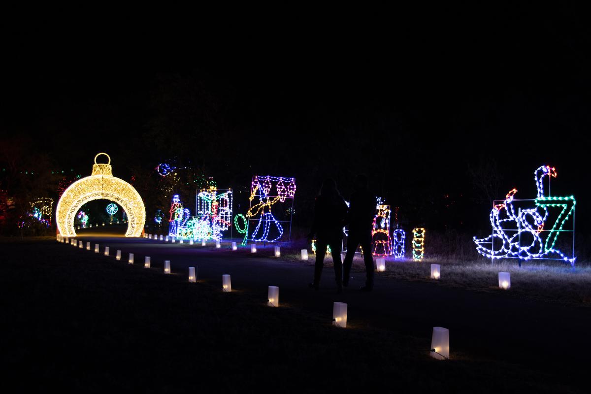 Abilene's Winter Lightfest. (Courtesy of Abilene CVB)