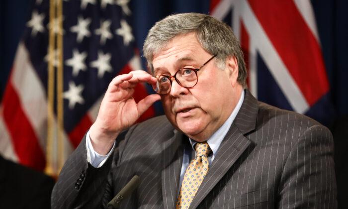 Barr: US Legal System Is ‘Rigged Against Republicans’