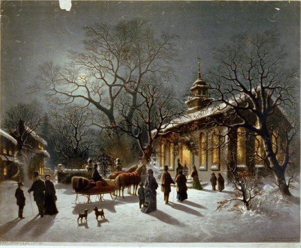  New Year’s has long been a time for reflection and renewal. “New Year’s Eve,” circa 1876, by Charles Henry Granger. (Public Domain)