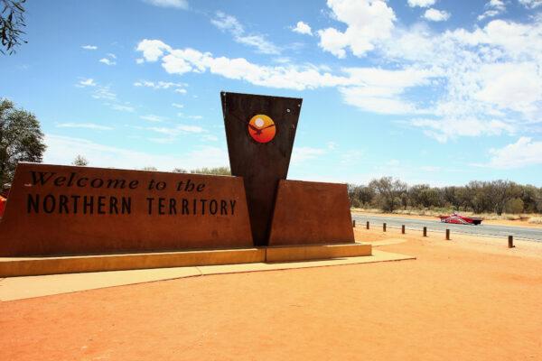 A Northern Territory sign in Alice Springs, Australia, on Oct. 20, 2015. (Mark Kolbe/Getty Images)
