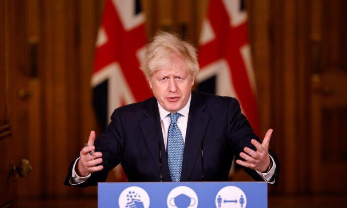 Johnson: UK to Announce Tougher CCP Virus Restrictions