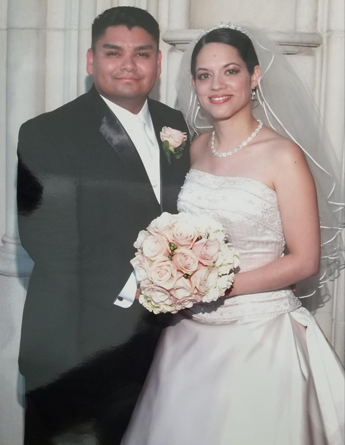 Billy and his wife, Sonya Kypuros, on their wedding day (Courtesy of <a href="https://www.facebook.com/skypuros">Sonya Kypuros</a>)