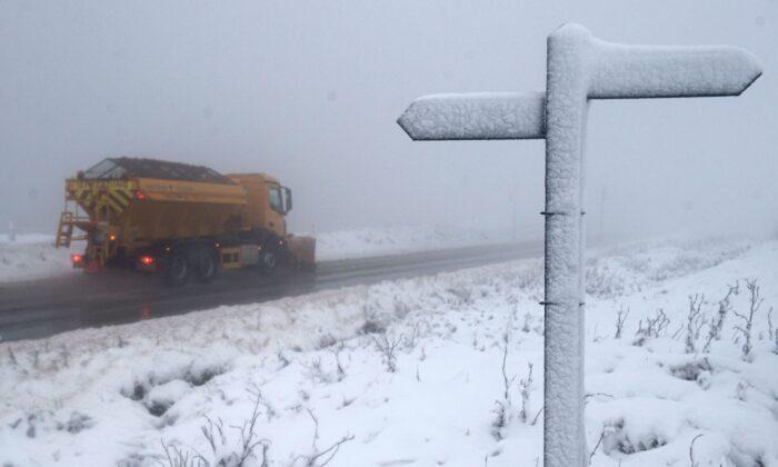 Met Office Issues Weather Warning for England As Snow Falls on Floods
