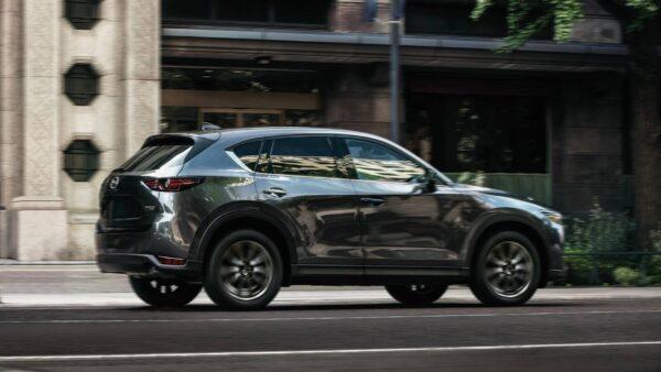 Looking from the side. (Courtesy of Mazda)