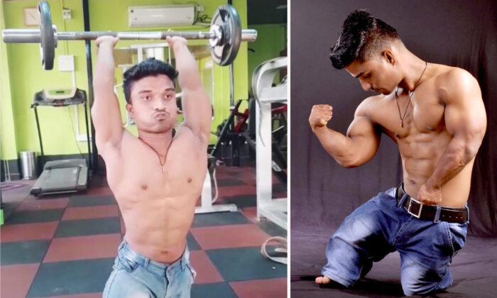 Indian Man Who Is Less Than One Meter Tall Believes He’s the World’s Shortest Bodybuilder