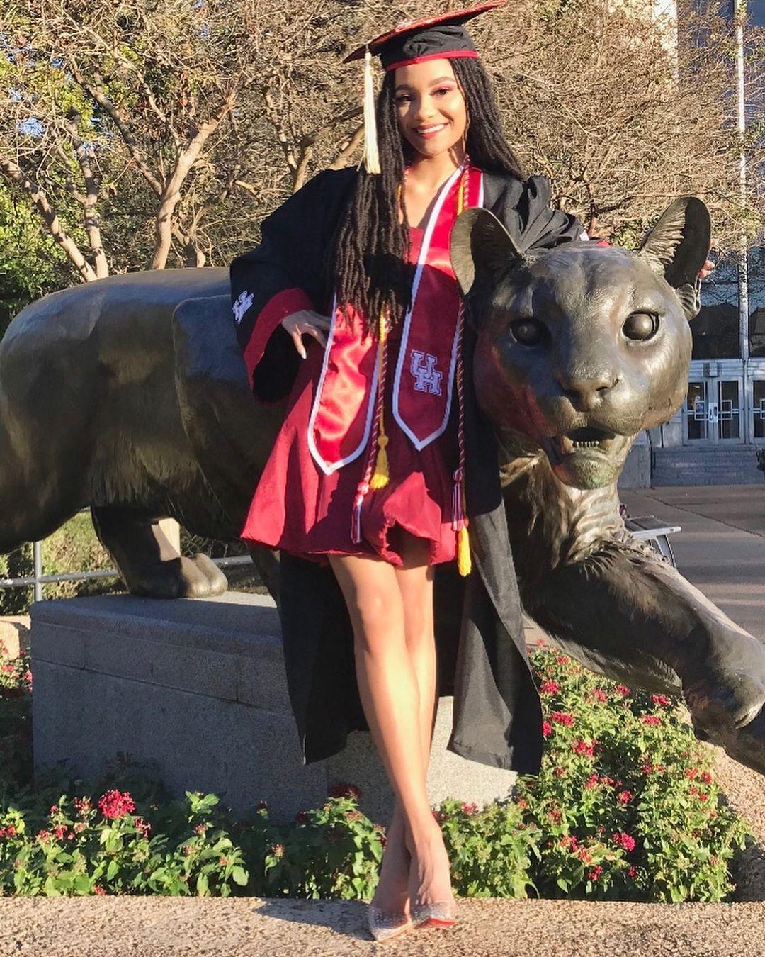 Salenah Cartier graduated from the University of Houston in 2020. (Courtesy of <a href="https://www.instagram.com/salenahcartier/">Salenah Cartier</a>)