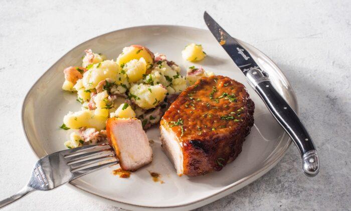 For Tender, Juicy Chops With a Stay-Put Glaze, Take It Slow