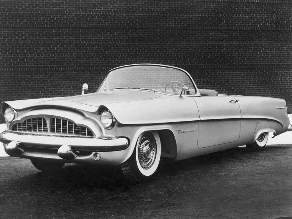 A 1954 Packard Panther convertible with a one-piece fiberglass body. (FPG/Hulton Archive/Getty Images)