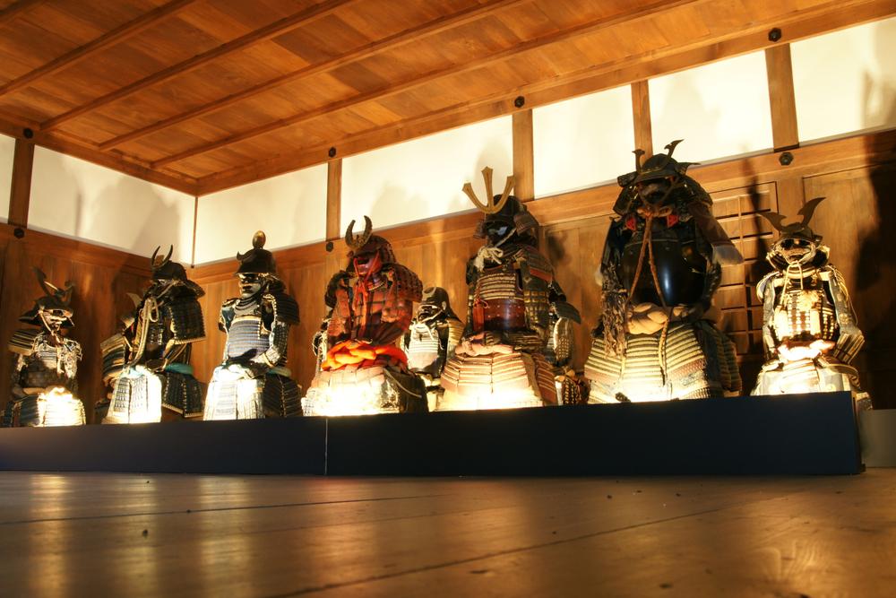 Japanese armor inside Himeji Castle. (tera.ken/Shutterstock.com)