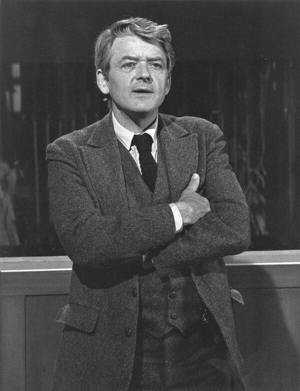 Hal Holbrook as the Stage Manager in the 1977 television adaptation. (Public Domain)