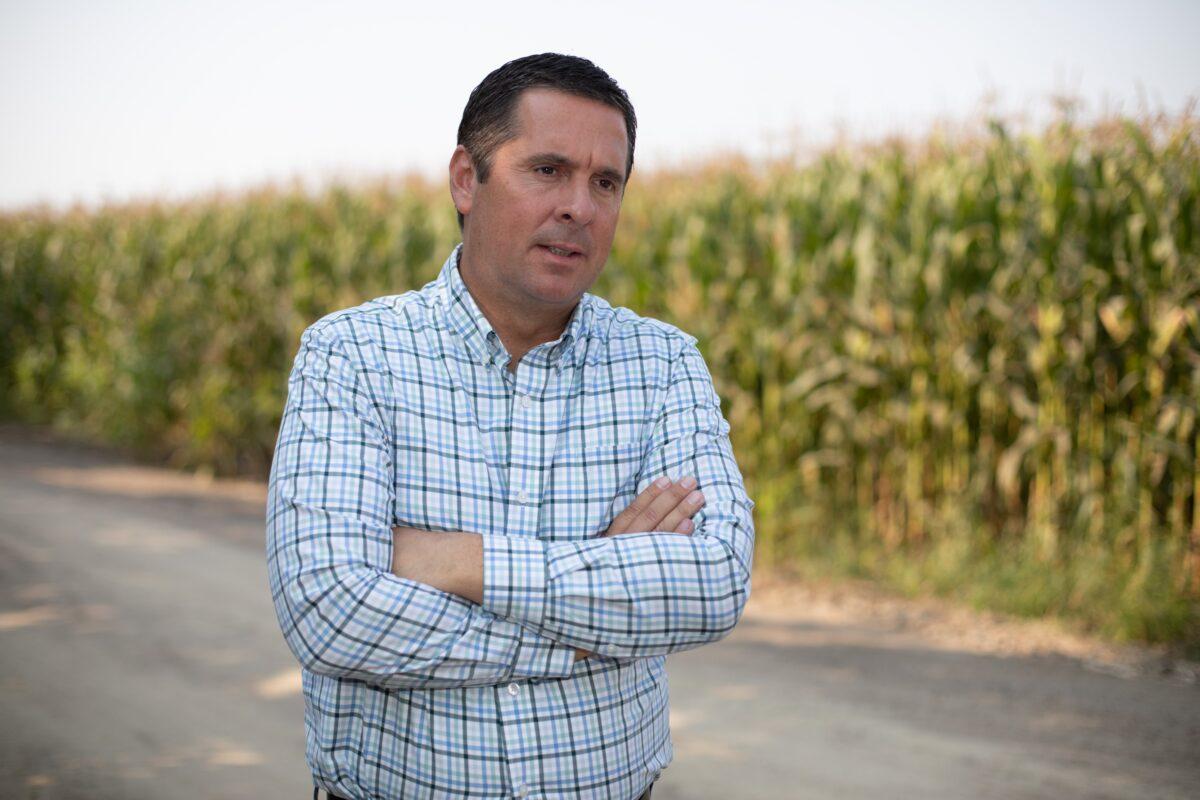 Ranking Member of the House Intelligence Committee Rep. Devin Nunes (R-Calif.) on his family’s farm in San Joaquin Valley, Calif., on Sep. 2, 2020. (Brendon Fallon/The Epoch Times)