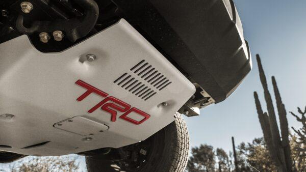 TRD Pro aluminum skid plate. (Courtesy of Toyota)