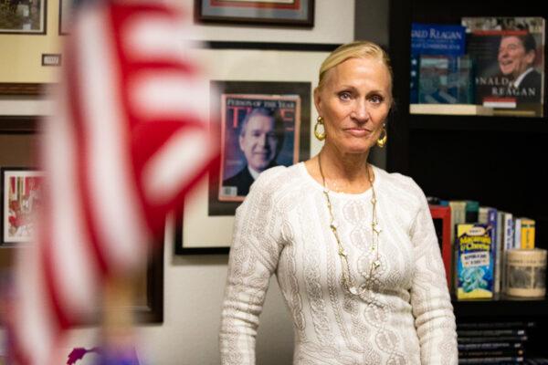 Anne Hyde of Capital Campaigns Inc. in Newport Beach, Calif., on Jan 4, 2021. (John Fredricks/The Epoch Times)