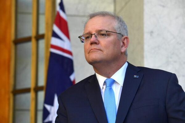 Prime Minister Scott Morrison in Canberra, Australia on Dec. 11, 2020. (Sam Mooy/Getty Images)