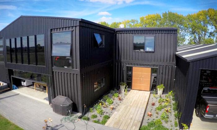 Luxury Home Built From 12 Industrial Shipping Containers Hits the Market in New Zealand