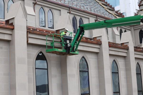 The chapel is being built by Hoar Construction, a leader in the construction industry.(Christendom College)