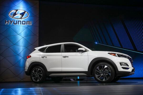 The 2019 Hyundai Tucson is unveiled at the New York International Auto Show on March 28, 2018 at the Jacob K. Javits Convention Center in New York City. (Drew Angerer/Getty Images)