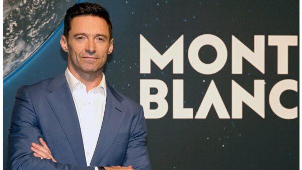 Hugh Jackman attends StarWalker Montblanc Cocktail At Lone Star Flight Museum on June 11, 2019 in Houston, Texas. (Bob Levey/Getty Images for Montblanc)