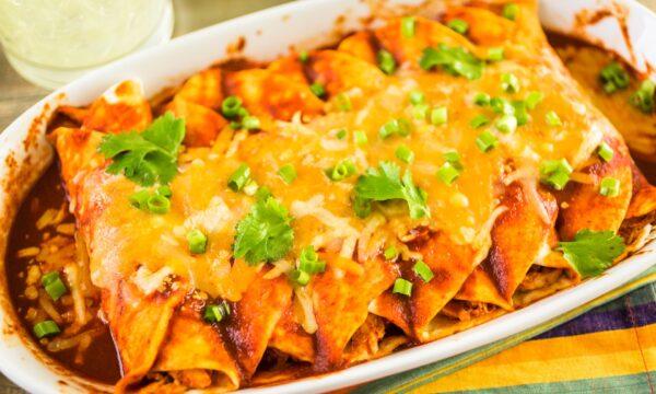 Use red chile sauce to build the whole enchilada—or simply put it on anything and everything. (Arina P Habich/Shutterstock)