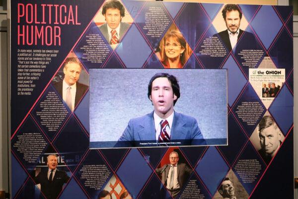 Political comedy is on display at the National Comedy Center in Jamestown, N.Y. (Courtesy of Victor Block)