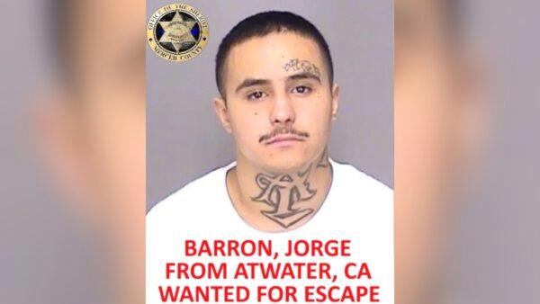 Jorge Barron, 20, of Atwater, California. (Courtesy of Merced County Sheriff's Office)