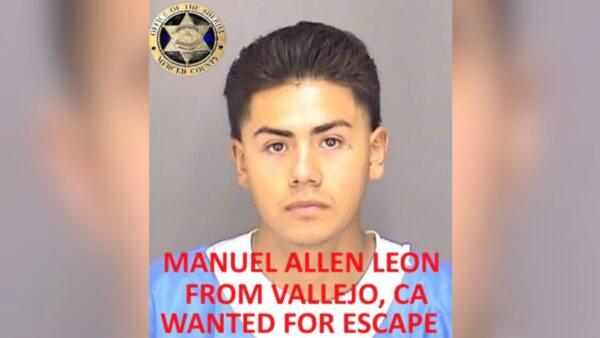 Manuel Leon, 21, of Vallejo, California. (Courtesy of Merced County Sheriff's Office)