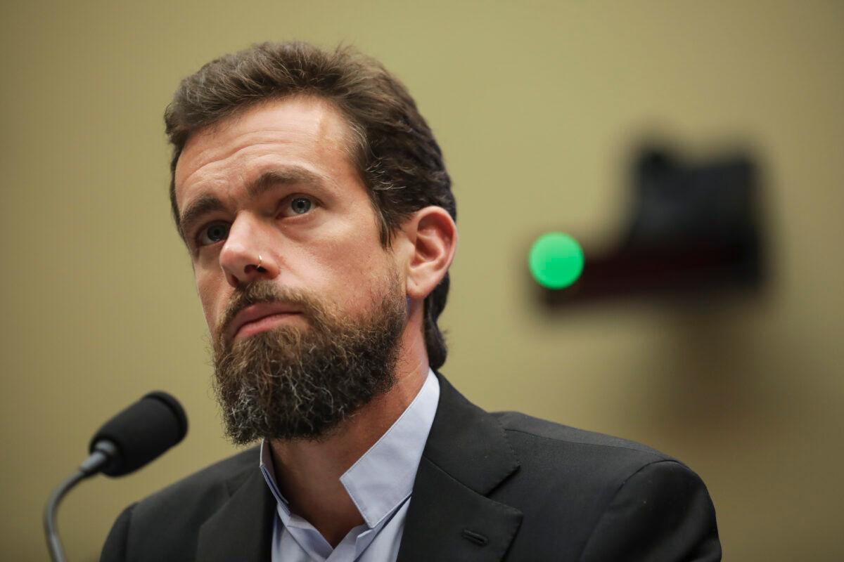 Twitter CEO Jack Dorsey testifies to Congress in Washington on Sept. 5, 2018. (Drew Angerer/Getty Images)
