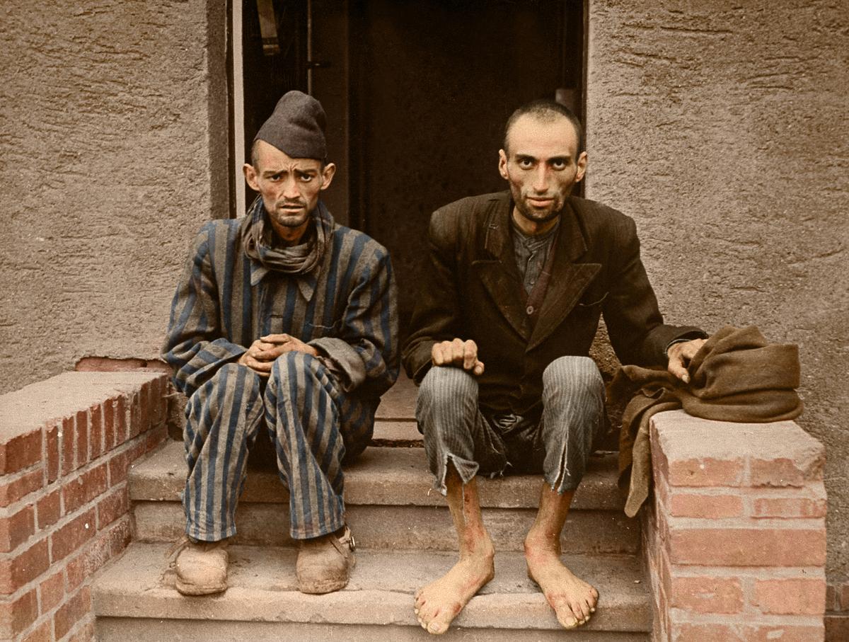 <a href="https://collections.ushmm.org/search/catalog/pa1056310">Nancy & Michael Krzyzanowski/United States Holocaust Memorial Museum</a>; © Colorized by Tom Marshall (<a href="http://www.photogra-fix.com/">PhotograFix</a>)